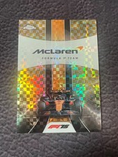 2025 Topps Chrome Formula 1 F1 Gold Checker Flag McLaren Formula 1 Team 31/50
