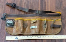 NOS Action Leathercraft Leather Kangaroo Toolbelt 40' K-428 Hippie BoHo