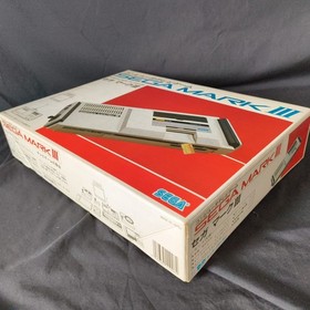 SEGA MARK 3 III CONSOLE (Sega Master System) ,w/ Pads, PSU, Manual, Box/ Japan