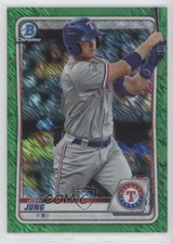 2020 Bowman Chrome Prospects Green Shimmer Refractor /99 Josh Jung #BCP-113 0m4q