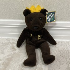 MLB Salvino's Bamm Beano's Babe Ruth 3 Plush Bear 1927 Home Run 60