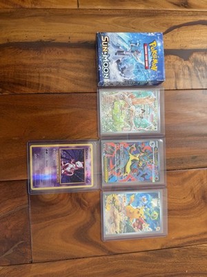 Sun and Moon energy deck and 5 cards: All pack fresh except for the Mewtwo holo