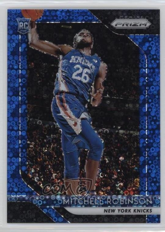 2018 Panini Prizm Fast Break Blue 101/175 Mitchell Robinson #227 Rookie RC 8d9