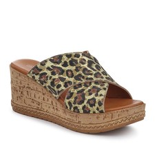Pavers Premium Leather Wedge Heels - Size 7