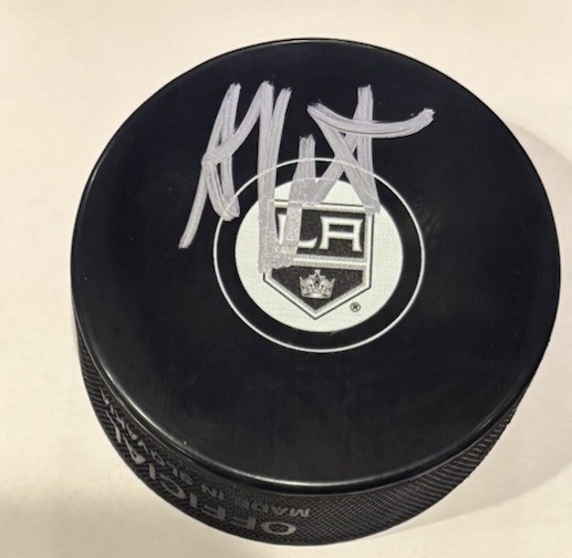 Anze Kopitar LA Kings NHL Hockey Signed Autographed Puck Star