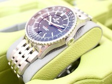 Breitling Navitimer GMT A32310 41MM Automatic Stainless Steel Black Dial Box Pap 11