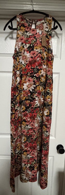 Natural Life Maxi Dress Medium With Pockets