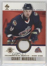 2001-02 Pacific Private Stock Game-Used Gear Patch Grant Marshall #32 Patch z5i