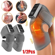Cordless Knee Massager for Pain Relief with 3 Vibration Modes, 5 Heating Levels