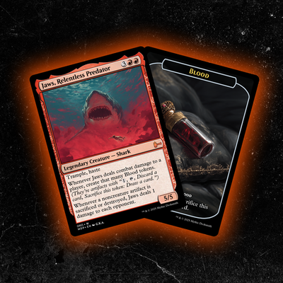 マジック：ザ・ギャザリング Jaws,Relentless Predator Jaws, Relentless Predator - Custom MTG Card - High-Quality | eBay