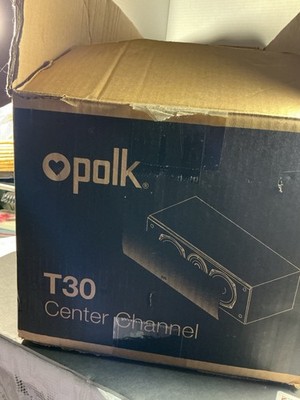 Polk Audio T30 Center Channel Speaker Open Box New No Wires/Accessories