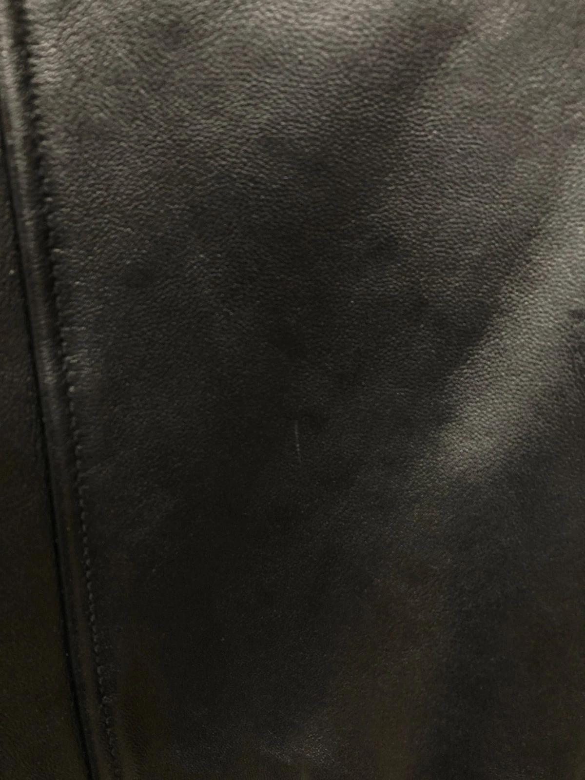 URBAN RESEARCH ITEMS Leather Sheepskin Jacket Men's Size 38 Black image 9