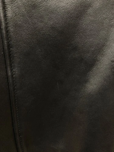 URBAN RESEARCH ITEMS Leather Sheepskin Jacket Men's Size 38 Black image 9