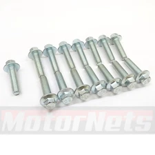 LS Oil Pan Bolt Kit for GM LS Series Engines 15pc Fastener Hex Head Zinc Plated 