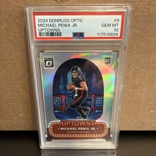 2024 Panini Donruss Optic Uptowns Rookie Michael Penix Jr. #9 Falcons PSA 10