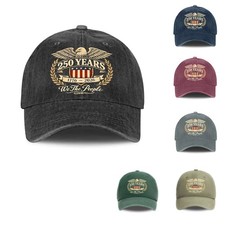 250th Anniversary We The People Eagle Baseball Cap Vintage Distressed Dad Hat
