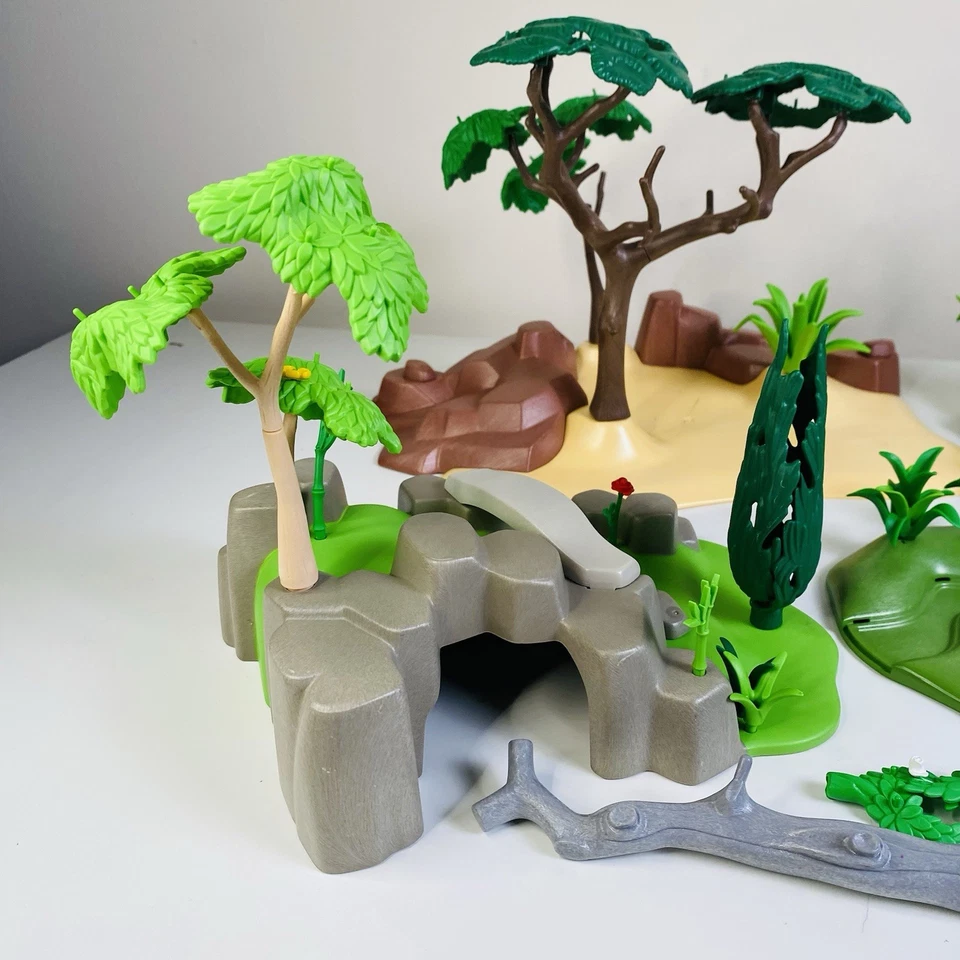 Playmobil Aventura Selva Safari PIEZAS ÁRBOLES DESIERTO arbustos Ruinas Montañas Foto 2 de 4