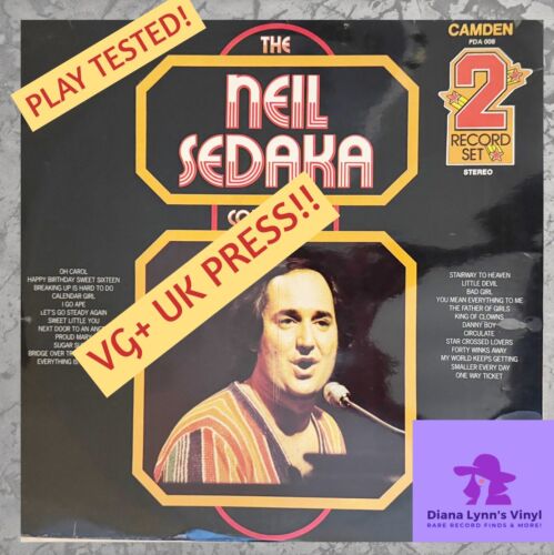 Neil Sedaka -THE NEIL SEDAKA COLLECTION Vinyl LP RARE EXCELLENT! UK IMPORT!