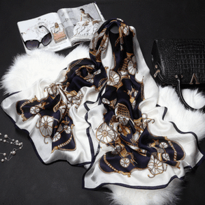 100-Pure-Mulberry-Silk-Women-Large-Long-Scarf-Shawl-Vintage-Rickshaw-69-034-26-034