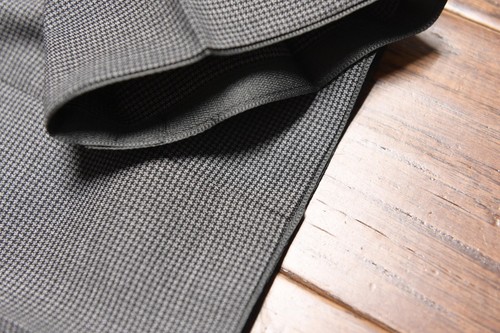 HUGO BOSS Hombre Genio Lana Ajuste Regular Gris Vestido Pantalones Dobladillo Eu - Imagen 7 de 9