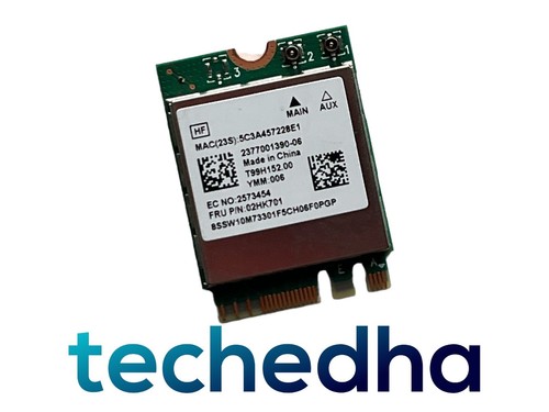 Lenovo Flex 5 14ARE05 WLAN WiFi Network Wireless Card 02HK701 T99H152.00 GRADE A