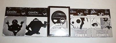 The Gentleman's Duel Card Game GenDu 4 Booster Packs Starter Deck Position Power