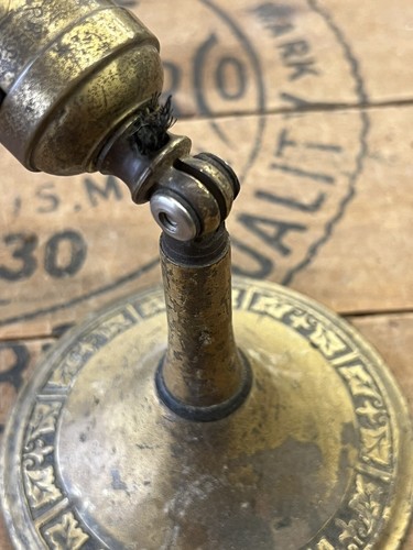 Antique Greist Mfg. Co. Brass Wall Light Lamp Table Adjustable - Picture 4 of 11