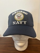 US Navy Retired Hat. New With Tags. Beautiful Hat 