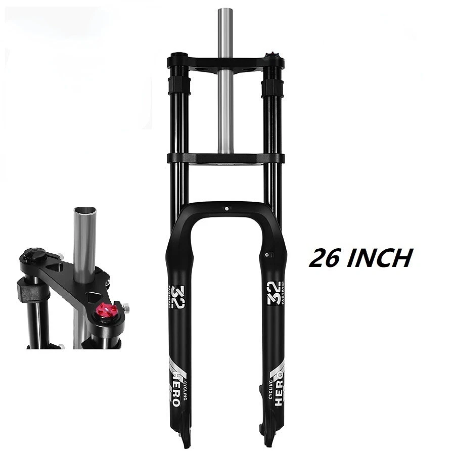 20inch Fat Fork 26" * 4.0" Tire Double Shoulder Bicycle Spring Fork E-Bike/Beach - Image 3 of 4