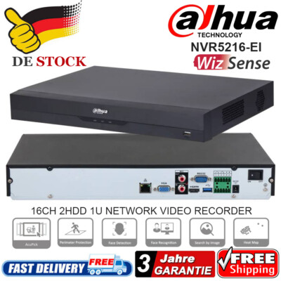 Dahua NVR5216-EI 4K 16 Kanal NVR Netzwerk Video Recorder 16CH H.265 NVR