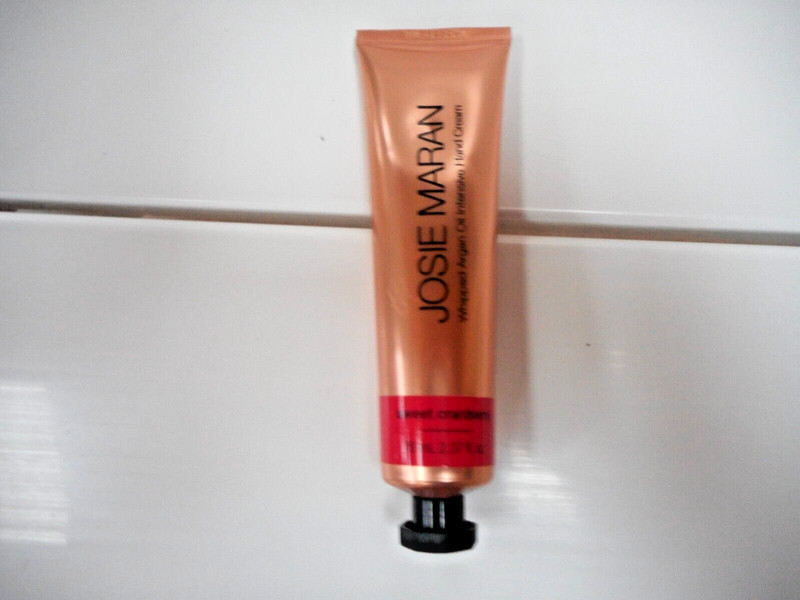 Josie Maran Whipped ARGAN OIL Intensive HAND CREAM 2.37 oz SWEET CRANBERRY New!