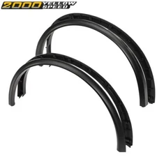 Fit For 2020-2024 Tesla Model Y MY Fender Flare Wheel Arch Molding Wide Body 4Pc