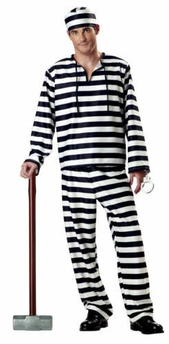 Convicto California Costume Collections/prisionero/recluso disfraces para hombres