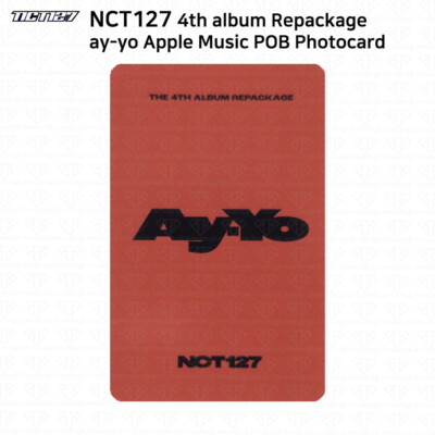 NCT 127 4th Album Repackage Ay-yo POB Photocard Applemusic K4U