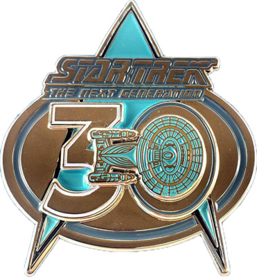 30 Jahre Next Generaation - exklusiver Sammler Collectors Pin Metall - Star Trek