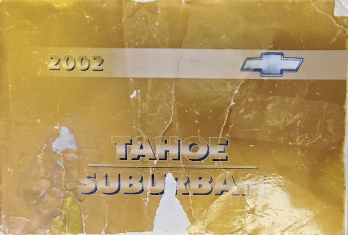 2001 CHEVY SUBURBAN OWNERS MANUAL PDF visual data 7