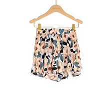 Show Me Your Mumu - Carlos Swing Shorts in Steel Magnolia Pink & Green / Size XS