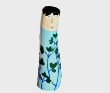 Spring Family Bud Flower Vase Painted with a ...