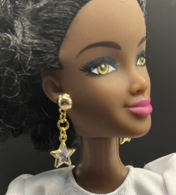 Barbie/Sindy. 12 Zoll Puppen Handarbeit Schmuck Ohrringe Halskette Zubehör Brandneu