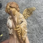 Vintage Fontanini Depose Italy Angel with Lamb Nativity Figure 1988 #562 8” — photo 3