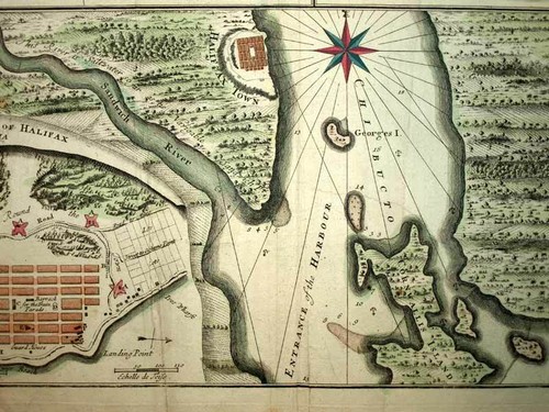 CARTE ORIGINALE ANCIENNE DU CANADA QUEBEC LOUISBOURG HALIFAX par HOMANN 1790 - Picture 4 of 5