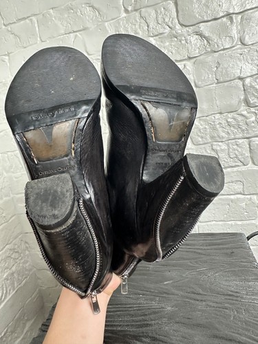 Officine Creative Ankle Boots Black Leather Size 37 - 第 16/21 張圖片