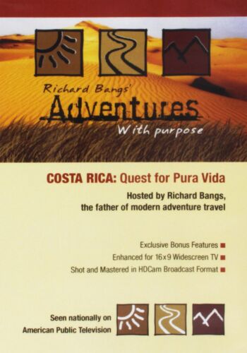 Adventures with Purpose: Costa Rica (DVD) Richard Bangs - Zdjęcie 1 z 2