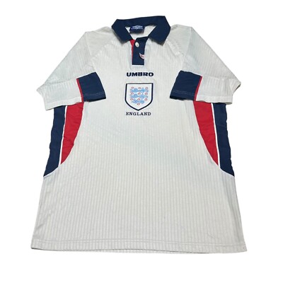 England 1998 World Cup Home Shirt Medium M UMBRO Rare Original