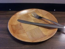 ONE EACH OF 6" SALAD PLATE, 8" PLATE, 9" DINNER PLATE COMBO SET TOXIC SAFE