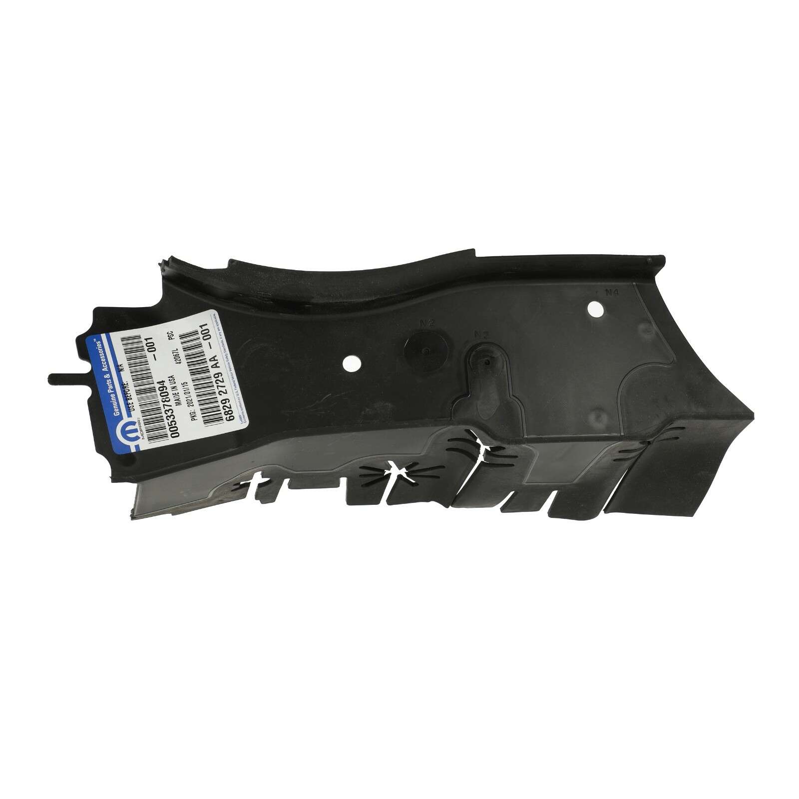 Sello de radiador lado izquierdo para Wrangler JL Gladiator 2018-2026 (N/P 68292729AA)