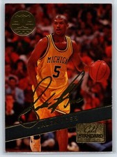 1994 Signature Rookies Gold Jalen Rose Rookie Gold Signature Parallel #GS20