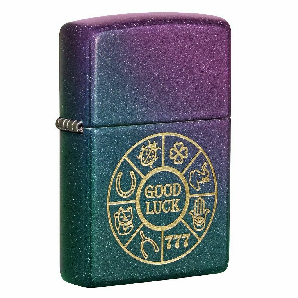 lucky　ご注文分 Zippo 49399 Lucky Symbols Iridescent Pocket Lighter | eBay