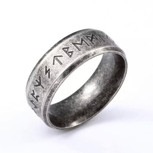 Ultimate Viking Rune Rings Stainless Steel Mens Celtic Norse Pagan Vintage Band - Picture 35 of 40