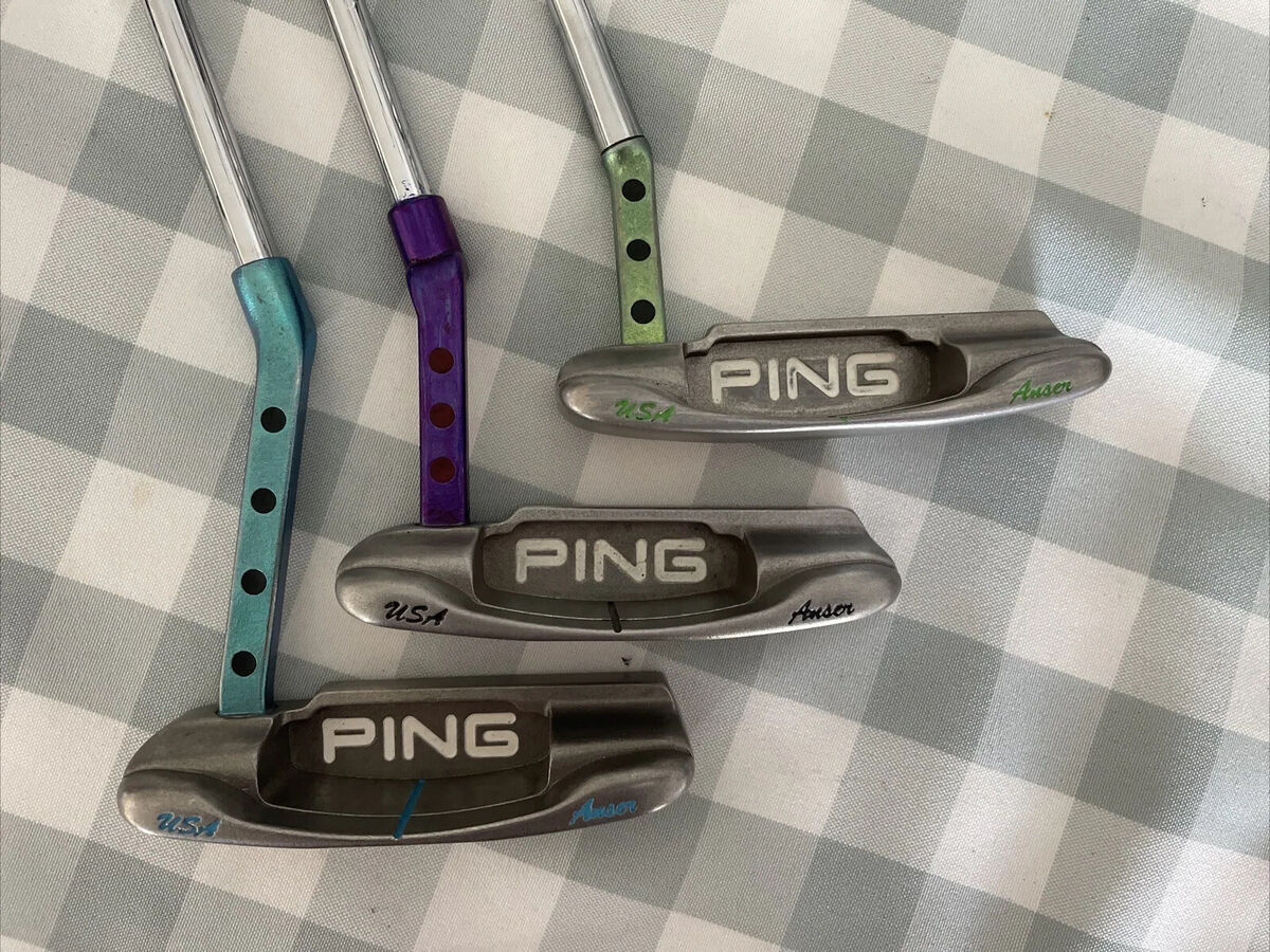 Ping WRX Anser Ti 3pc Sightline putter Set, 2”,3”,4”Hosel,RH, 36”, New Grips/HC Ping WRX Anser Ti 3pc Sightline putter Set, 2”,3”,4”Hosel,RH, 36”, New Grips/HC
